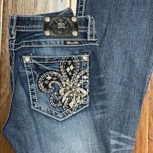 Miss Me jeans size 30. Signature rise boot cut